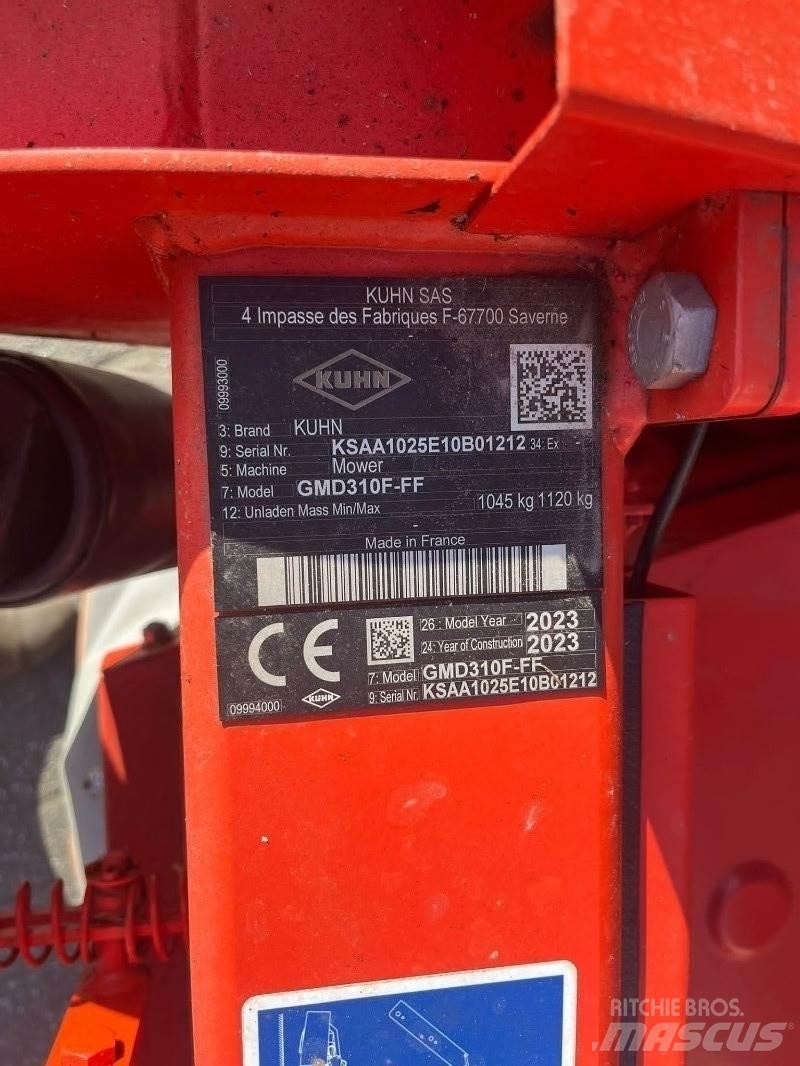 Kuhn GMD 310F Diskli çayir biçme makinasi