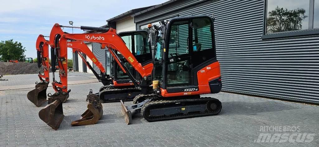 Kubota KX027-4 Mini ekskavatörler, 7 tona dek