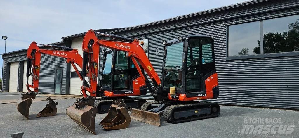 Kubota KX027-4 Mini ekskavatörler, 7 tona dek