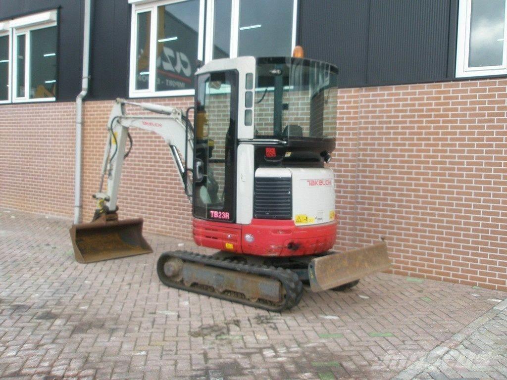 Takeuchi TB23R Mini ekskavatörler, 7 tona dek