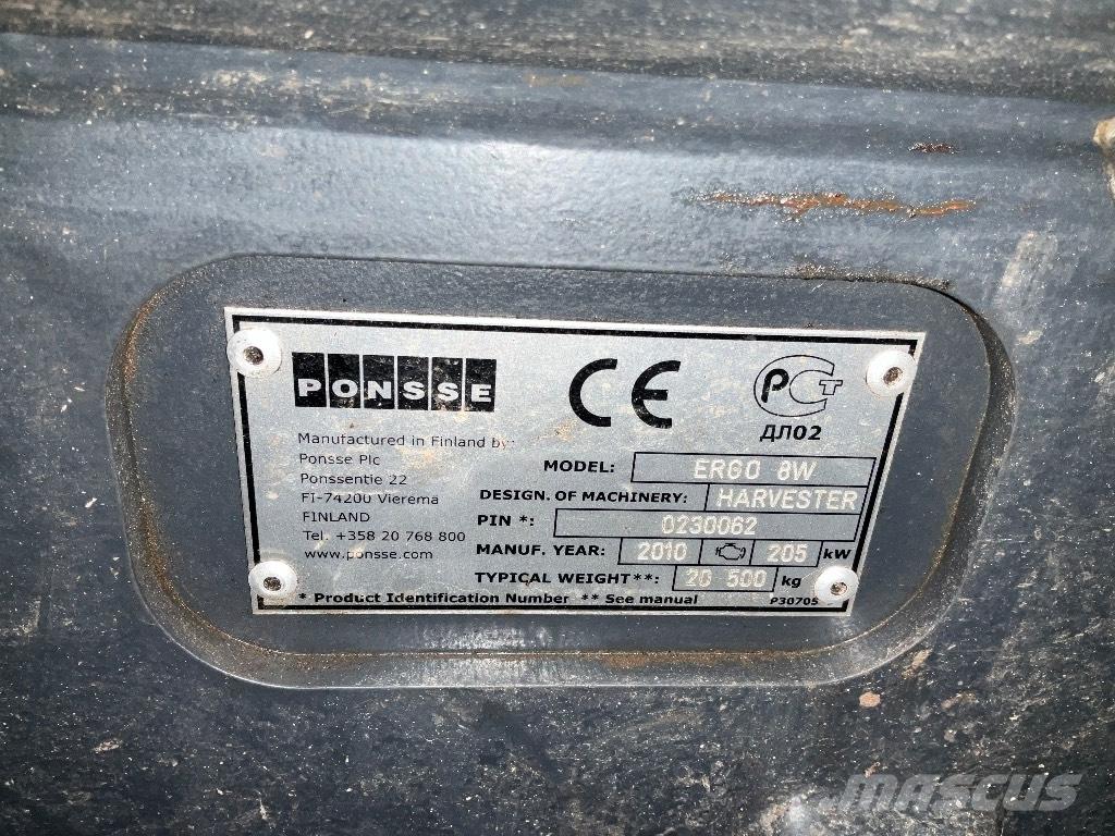 Ponsse ERGO 8W Biçerdöverler