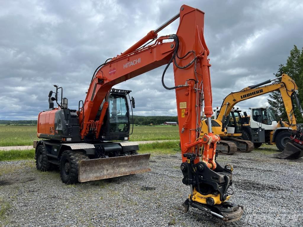 Hitachi ZX 170W-5B Lastik tekerli ekskavatörler