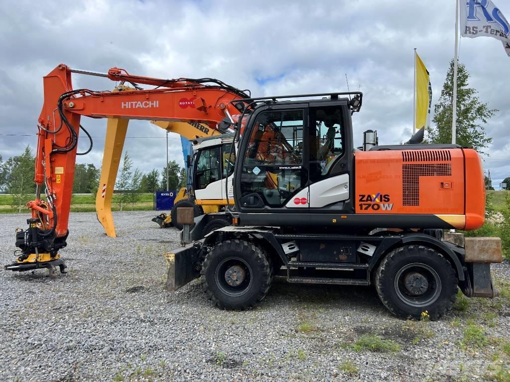 Hitachi ZX 170W-5B Lastik tekerli ekskavatörler