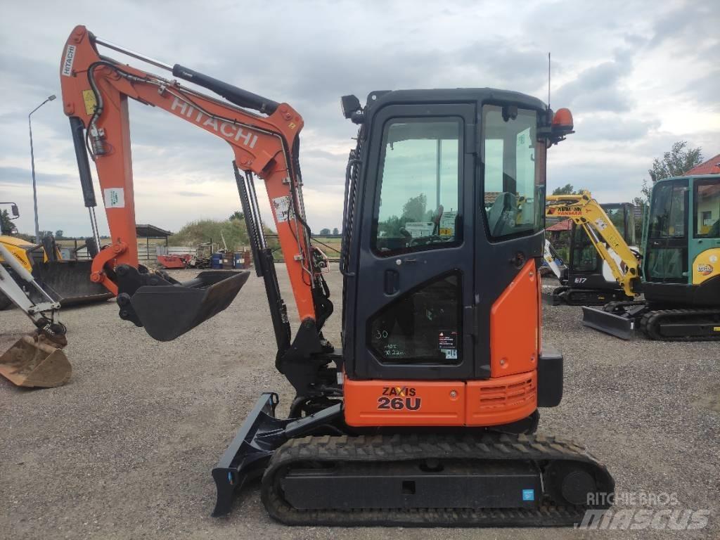 Hitachi ZX 26 U-6 Mini ekskavatörler, 7 tona dek