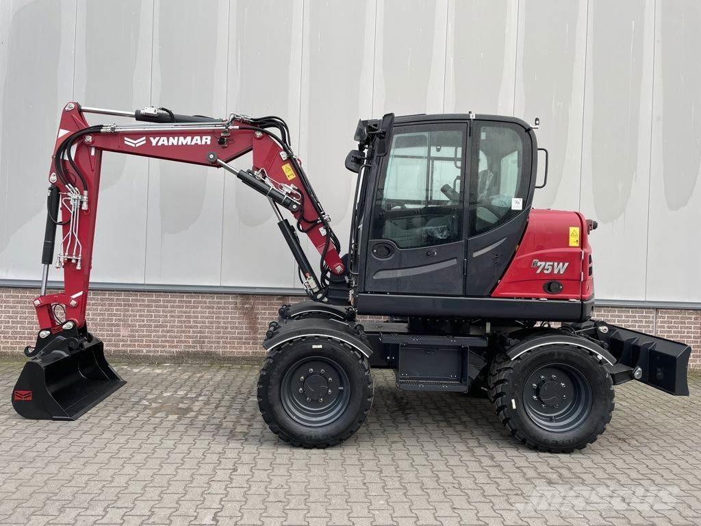 Yanmar B75W Lastik tekerli ekskavatörler