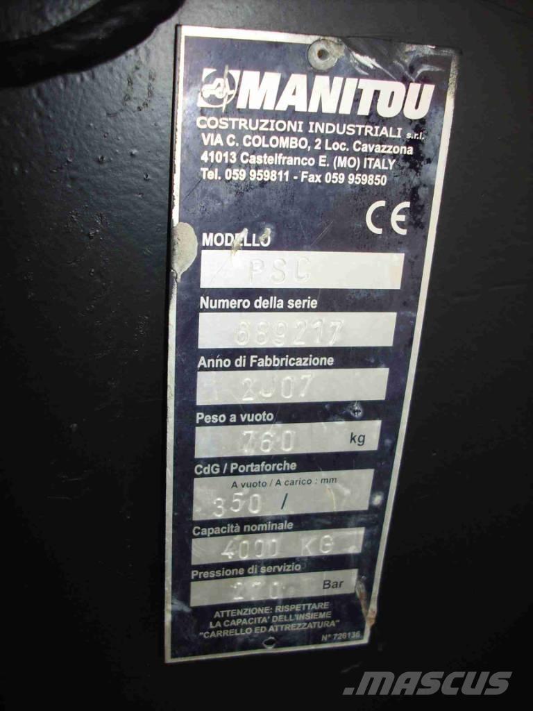 Manitou PSC4000 Digerleri