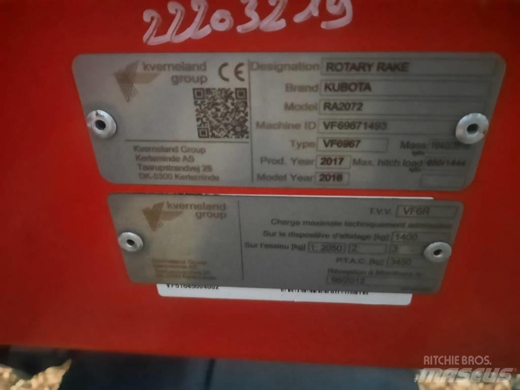 Kubota RA2072 Kombine tirmiklar