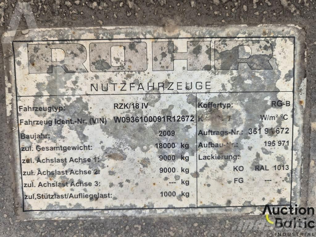Rohr RZK 18 IV Perdeli yari çekiciler