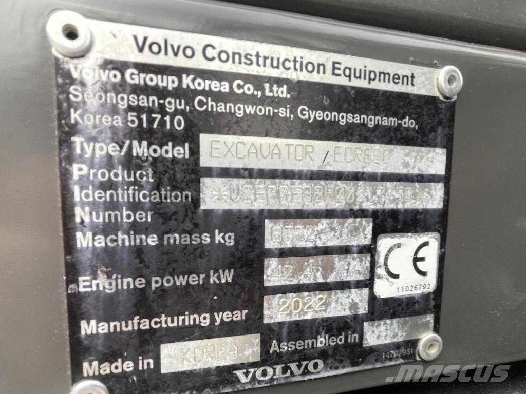 Volvo ECR88D Midi ekskavatörler 7 - 12 t