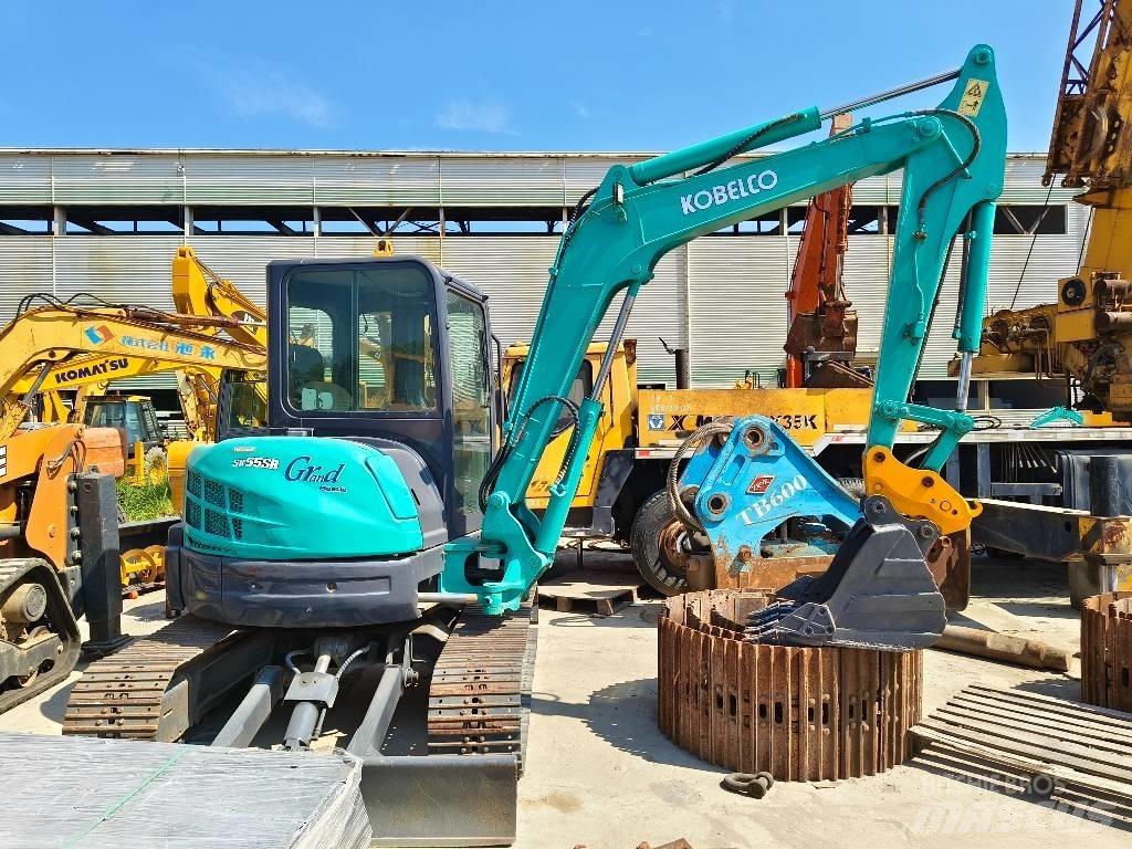 Kobelco SK 55 Mini ekskavatörler, 7 tona dek