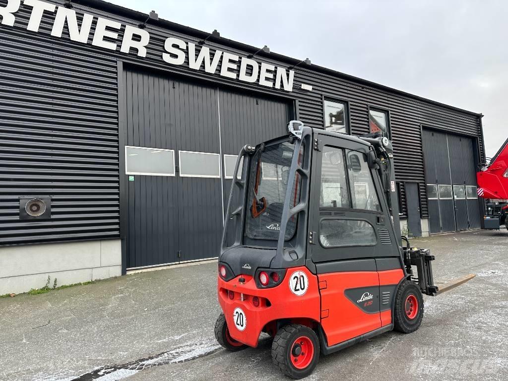 Linde E 20 Elektrikli forkliftler
