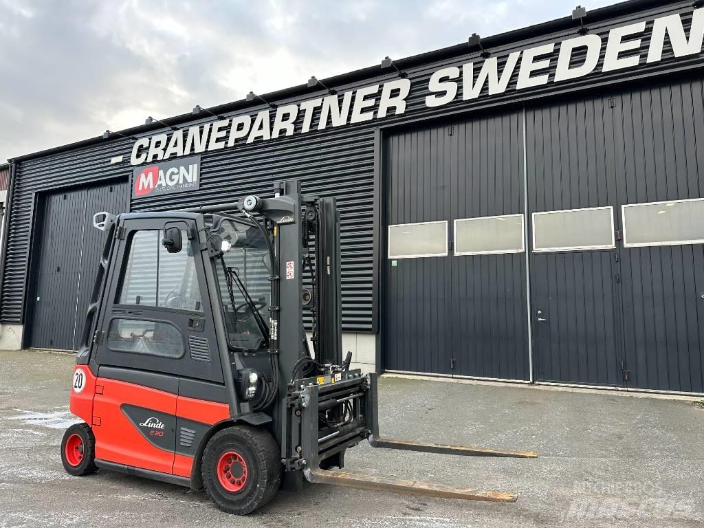 Linde E 20 Elektrikli forkliftler