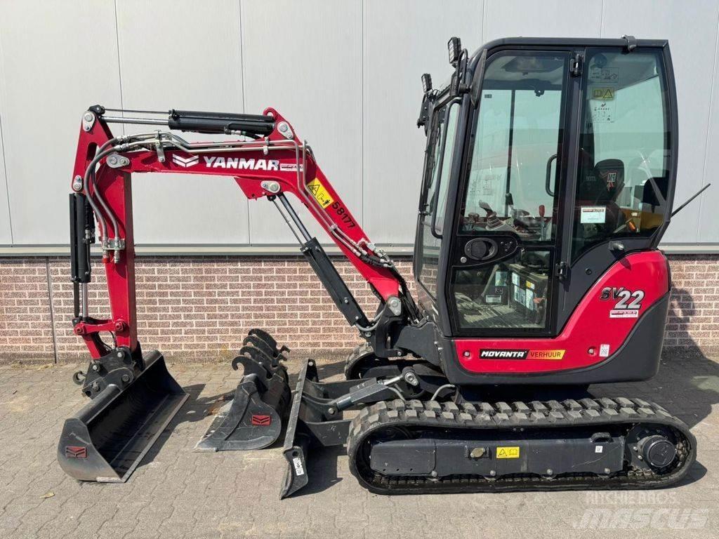 Yanmar SV22 Mini ekskavatörler, 7 tona dek