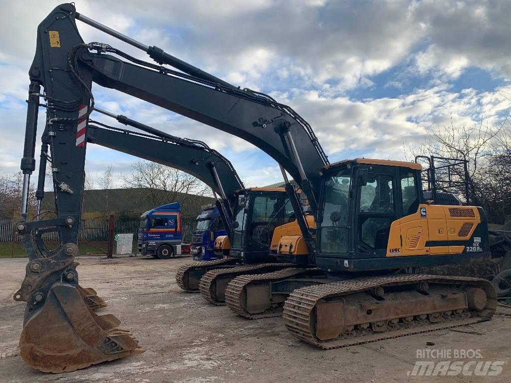 Hyundai HX220A L Paletli ekskavatörler