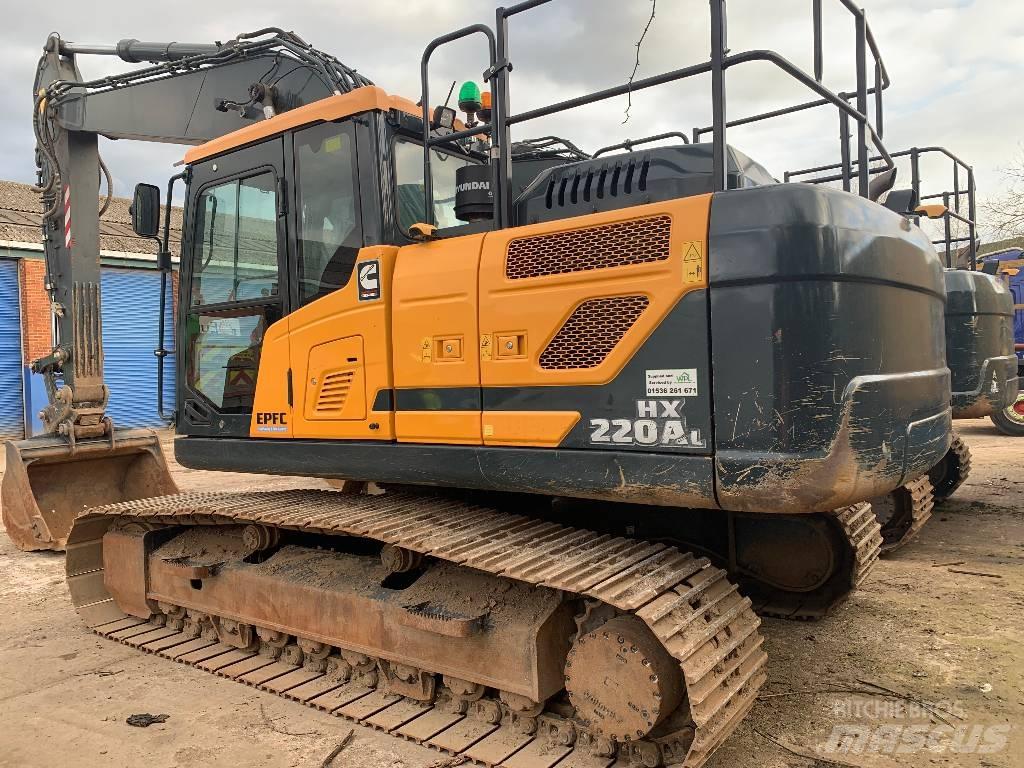 Hyundai HX220A L Paletli ekskavatörler
