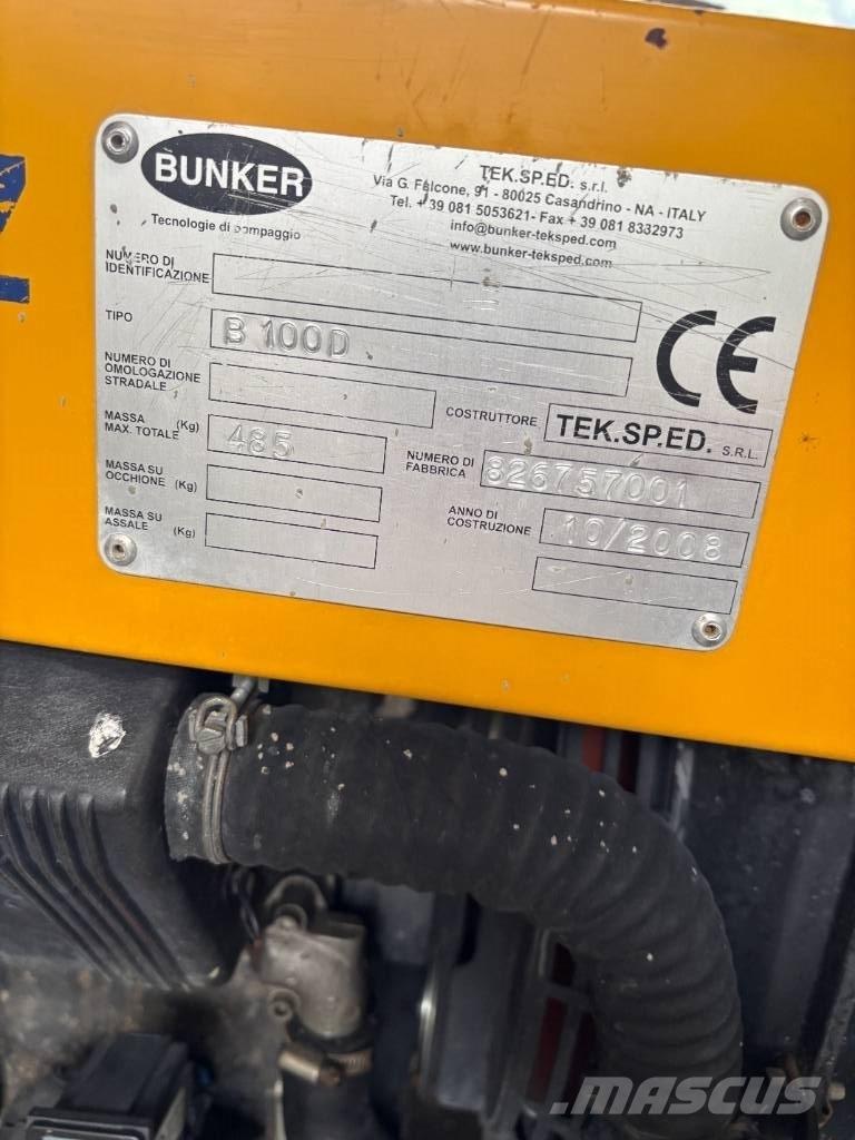 BUNKER B100D Beton pompaları