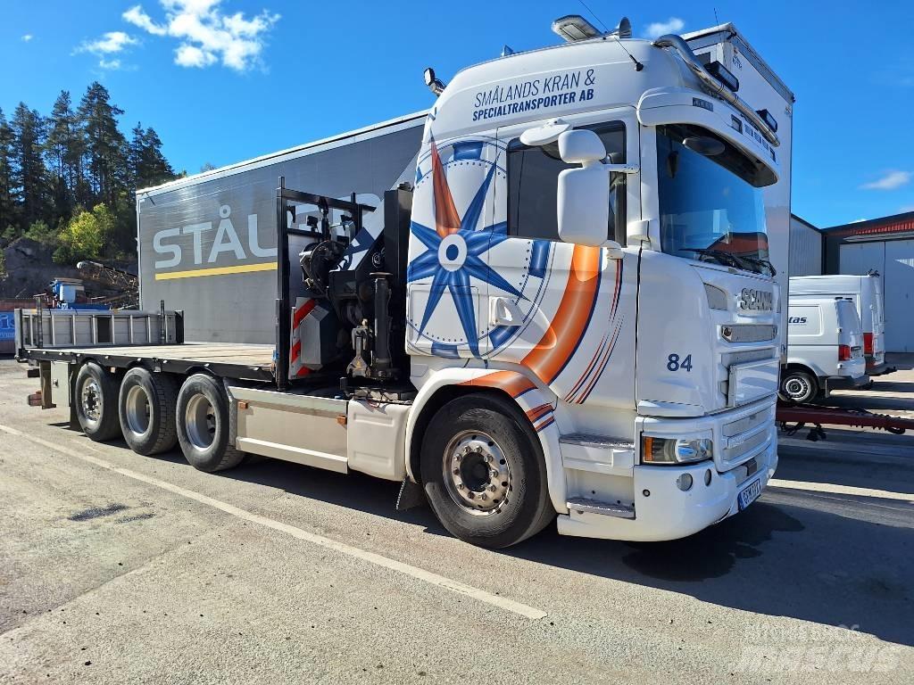 Scania G490 LB8x4*4 Araç üzeri vinçler