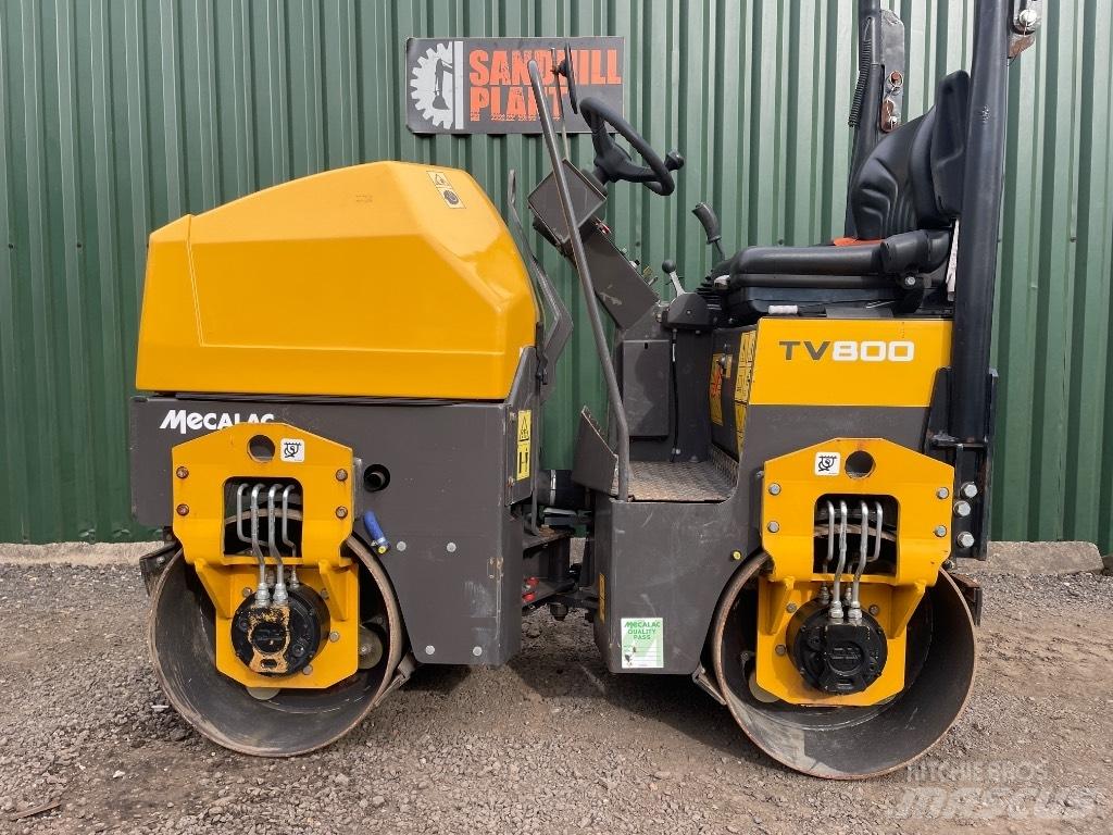 Mecalac TV 800 Çift tamburlu silindirler