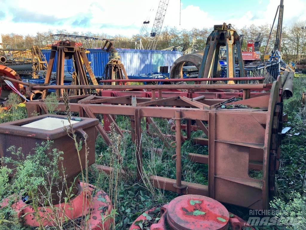 Delmag D62/D100 Fore kazık ve ankraj makina aksesuar ve yedek parçaları