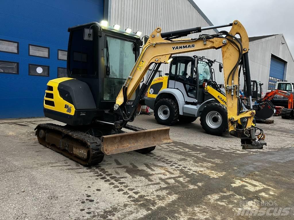 Yanmar SV 26 Mini ekskavatörler, 7 tona dek