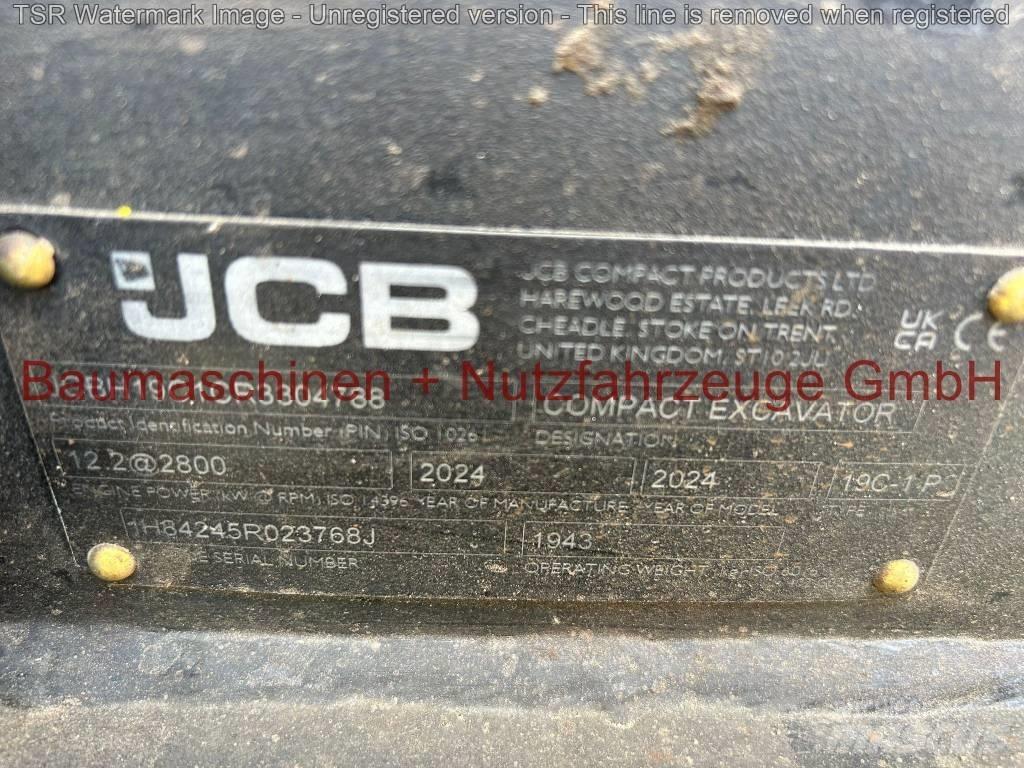 JCB 19C -Demo- Mini ekskavatörler, 7 tona dek