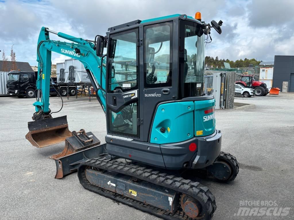 Sunward SWE 35 UF Mini ekskavatörler, 7 tona dek