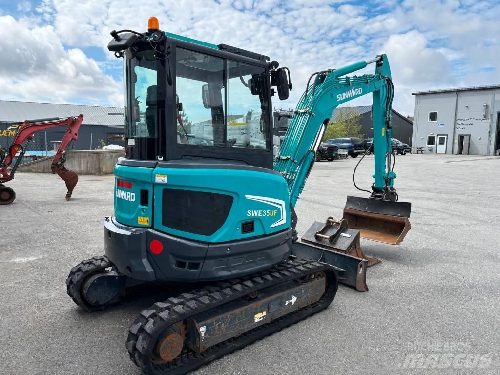 Sunward SWE 35 UF Mini ekskavatörler, 7 tona dek