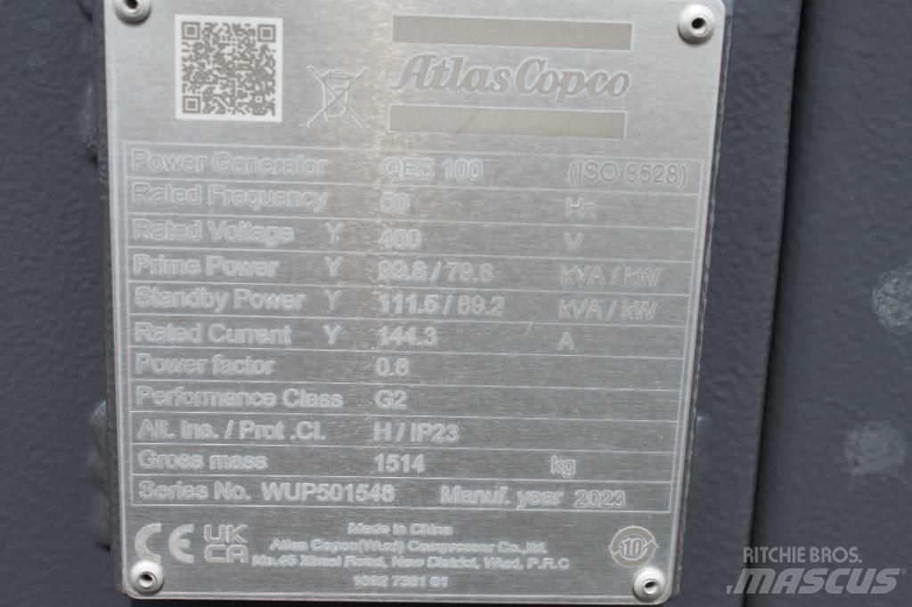 Atlas Copco QES 100 Dizel Jeneratörler
