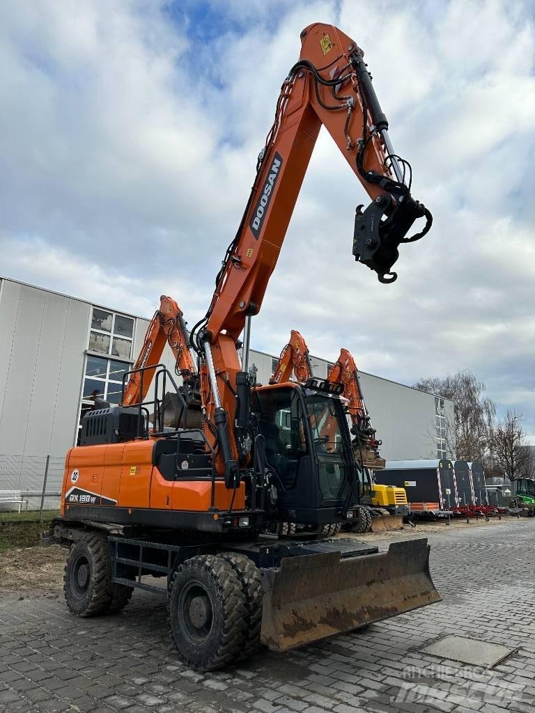 Doosan DX 190 W-7 Lastik tekerli ekskavatörler