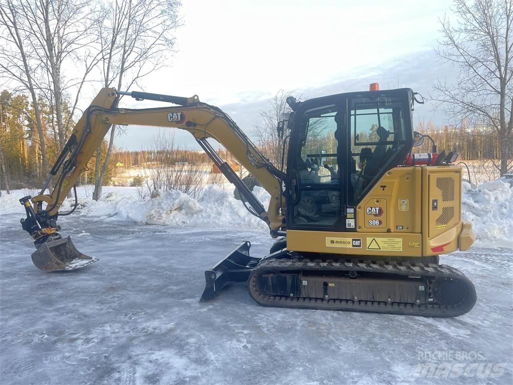 CAT 306 CR Mini ekskavatörler, 7 tona dek