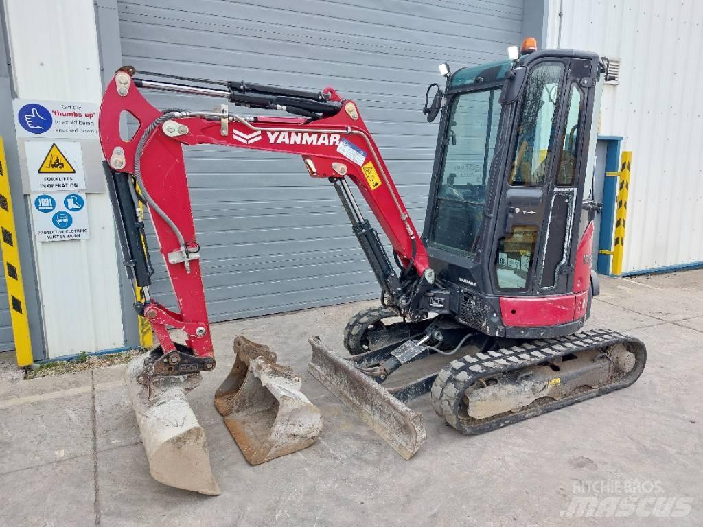 Yanmar Vio27-6 Mini ekskavatörler, 7 tona dek