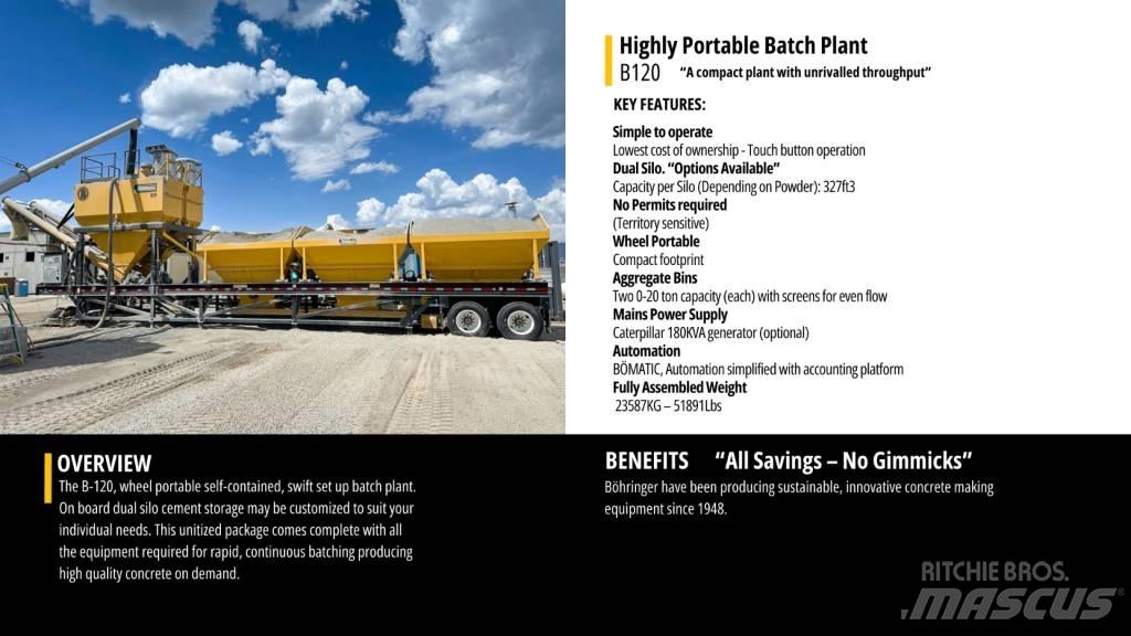 Böhringer B-120 Beton santralleri