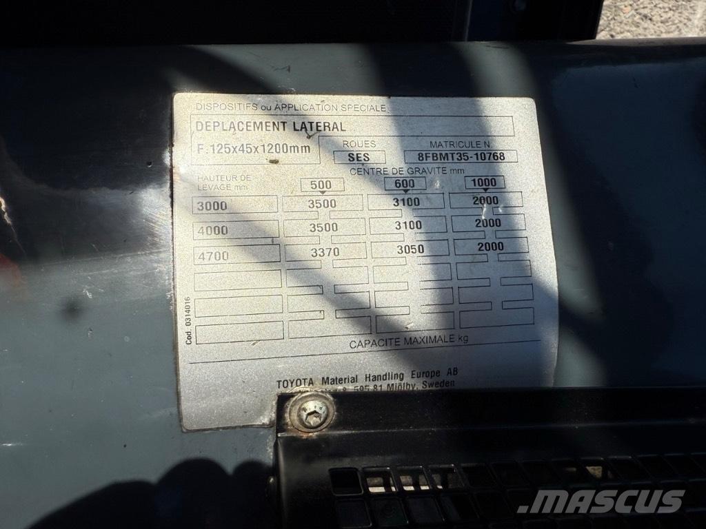 Toyota 8 FBMT 35 Elektrikli forkliftler