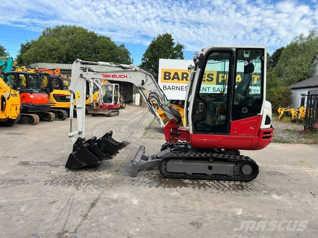 Takeuchi TB 230 Mini ekskavatörler, 7 tona dek