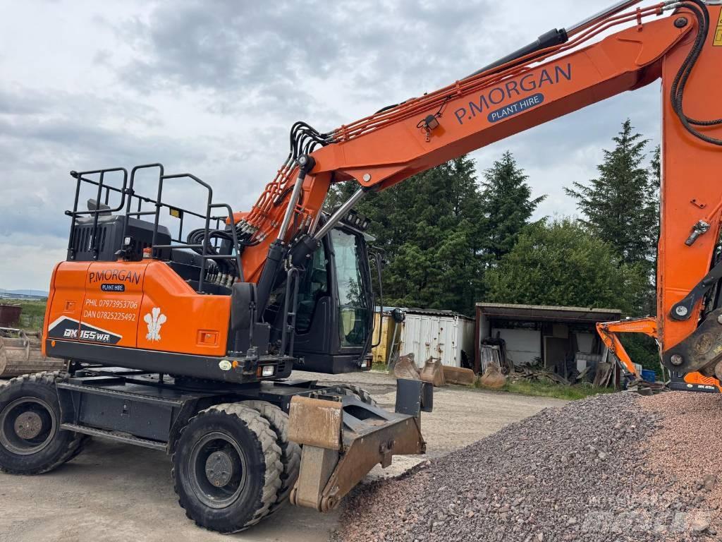 Doosan DX165WR-7 Lastik tekerli ekskavatörler