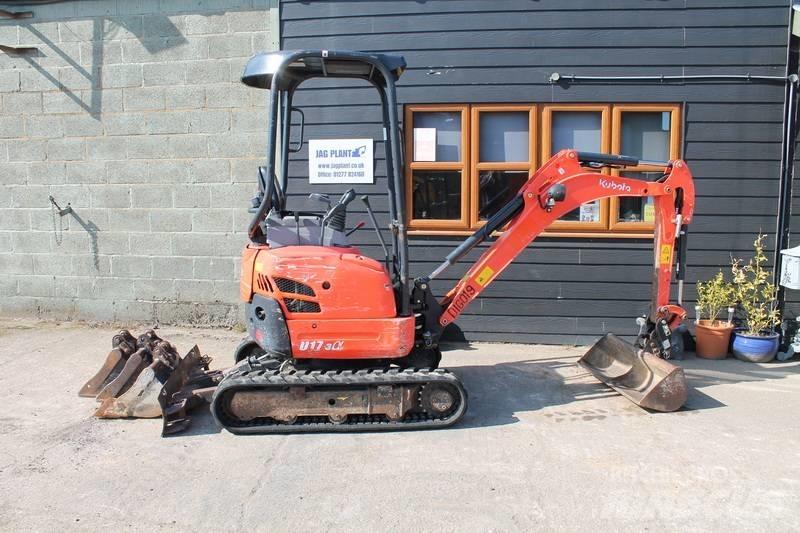 Kubota U 17-3 Mini ekskavatörler, 7 tona dek