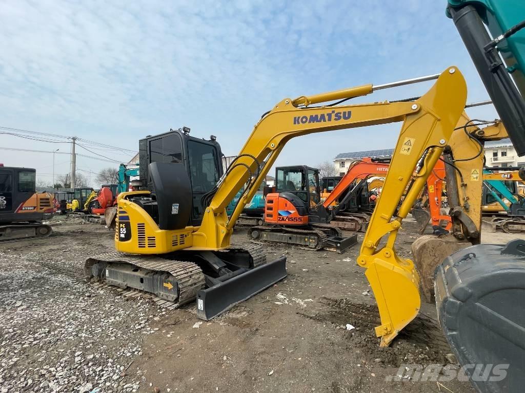 Komatsu PC 55 Mini ekskavatörler, 7 tona dek