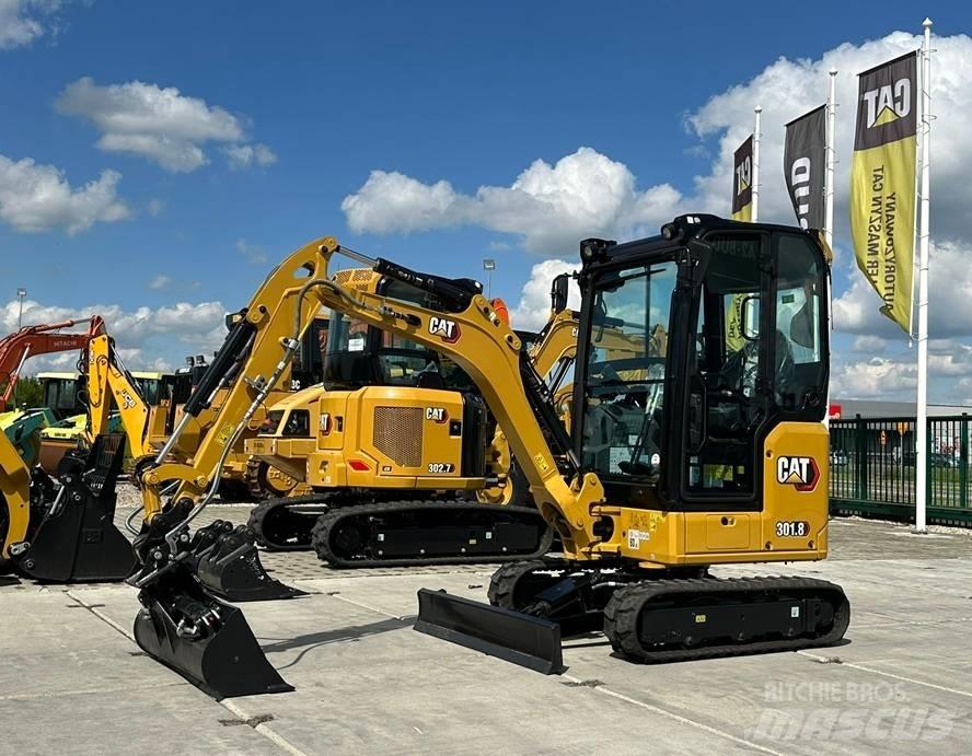 CAT 301.8 Mini ekskavatörler, 7 tona dek