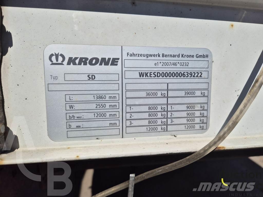 Krone SD Perdeli yari çekiciler