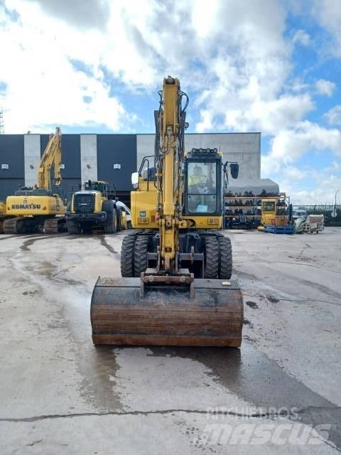 Komatsu PW138MR-11E0 Lastik tekerli ekskavatörler