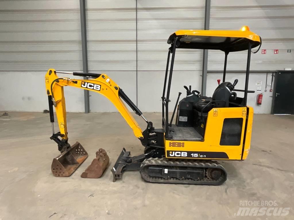 JCB 15 C-1 Mini ekskavatörler, 7 tona dek