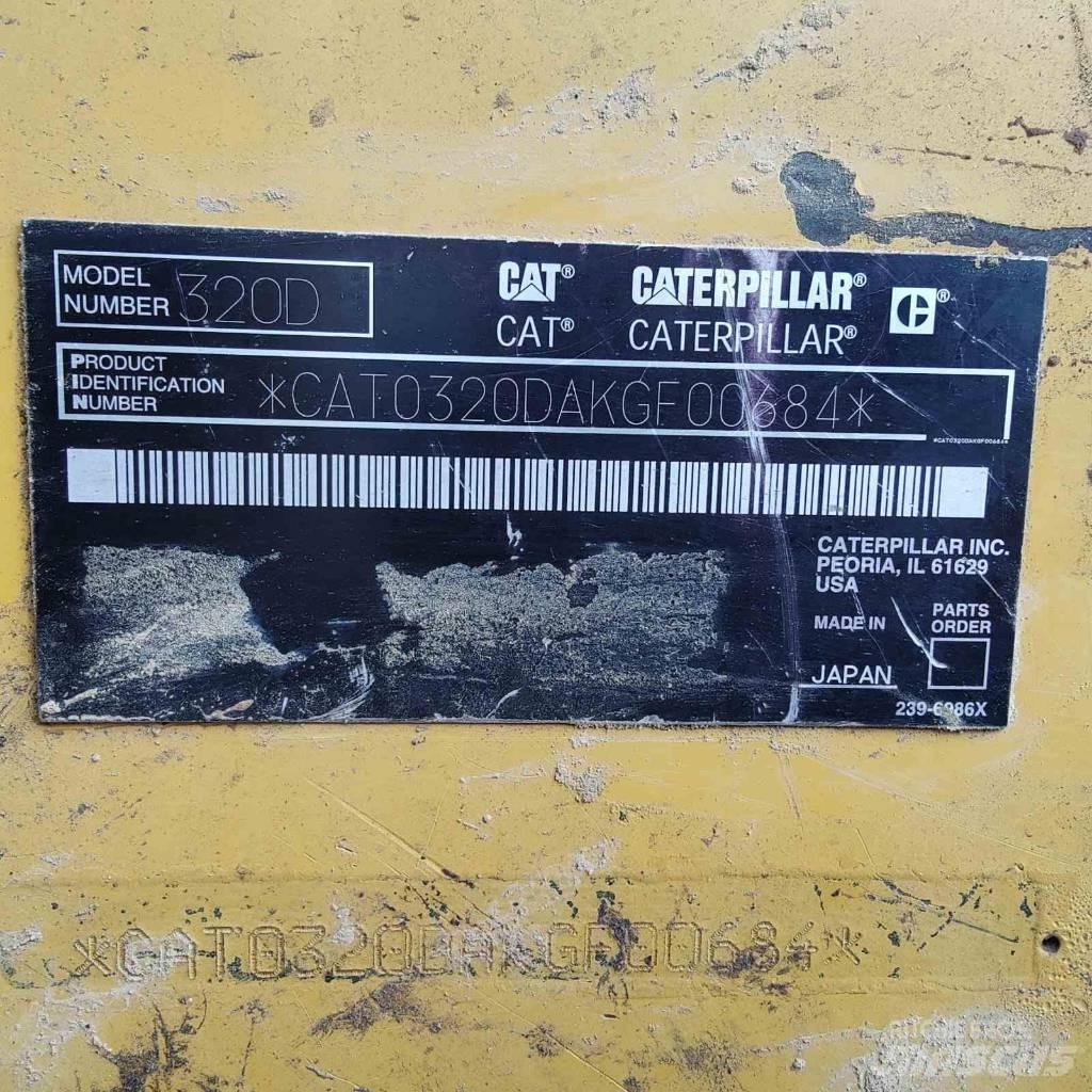 CAT 320 Paletli ekskavatörler