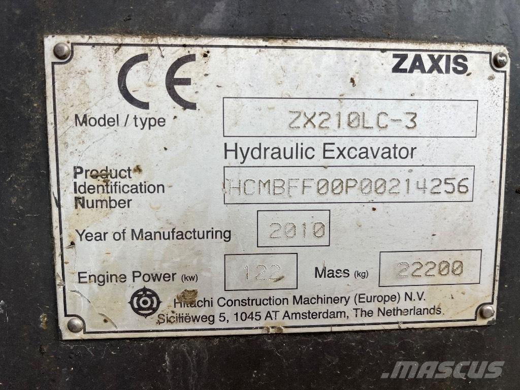 Hitachi ZX 210-3 Paletli ekskavatörler