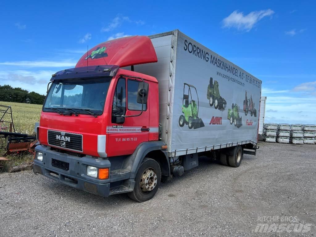 MAN 14.224 Flatbed kamyonlar