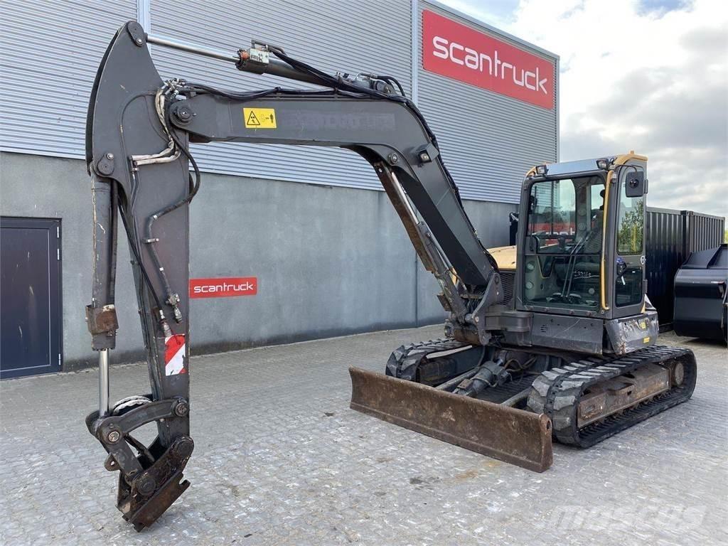 Volvo ECR88 Lastik tekerli ekskavatörler