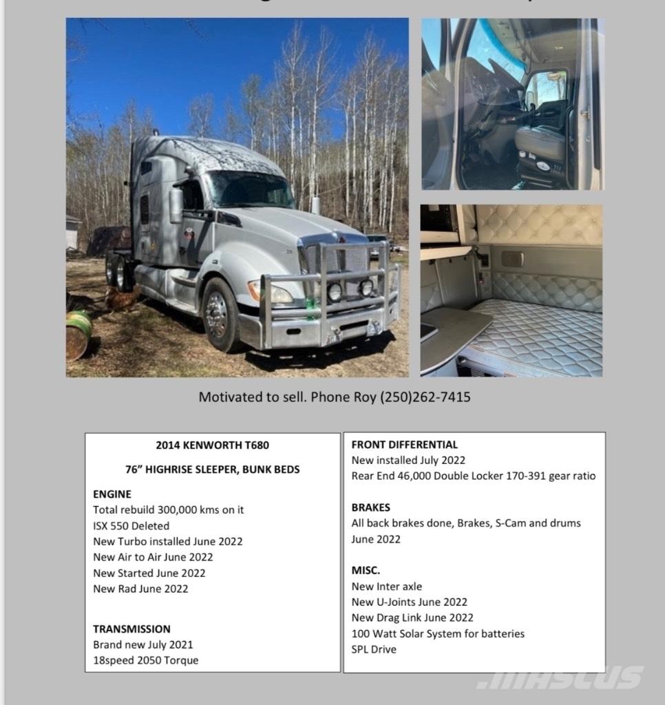 Kenworth T680 Çekiciler