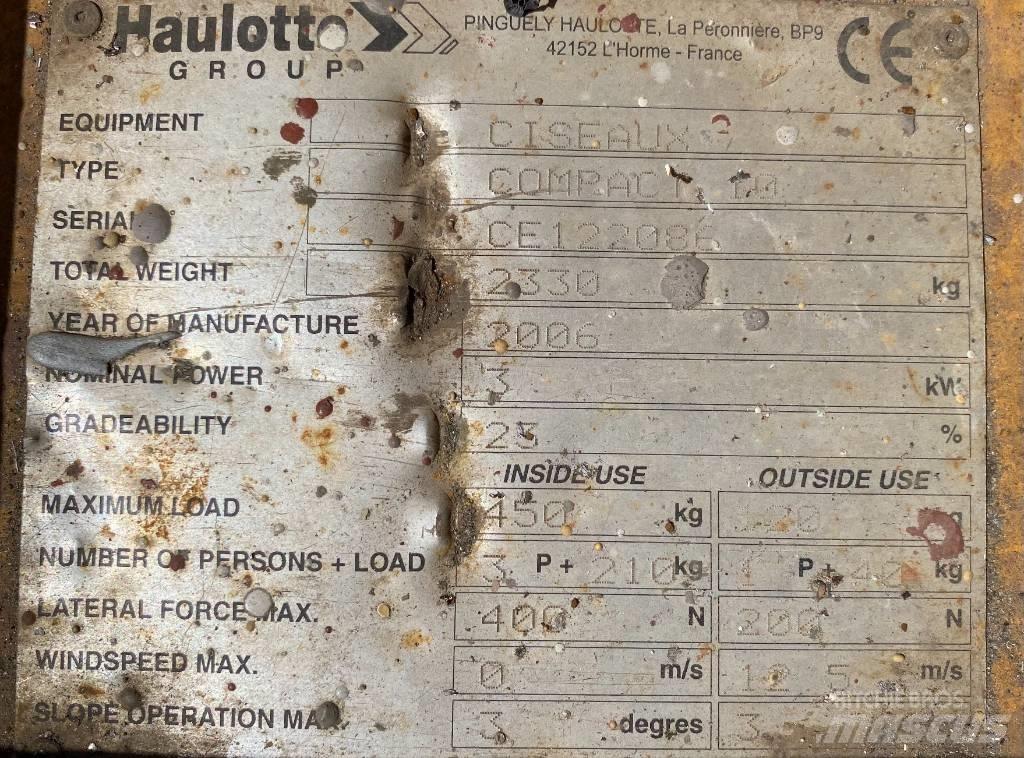 Haulotte Compact 10 Makasli platformlar