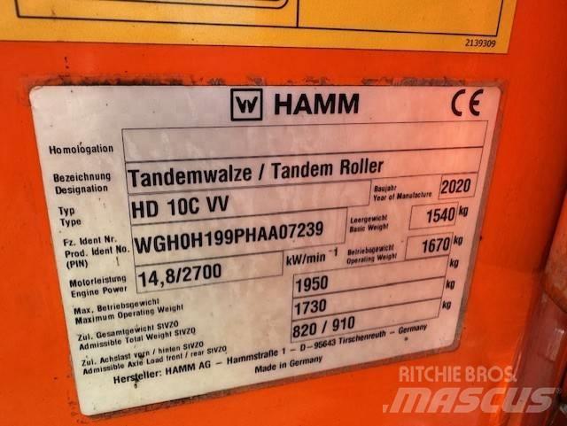 Hamm HD 10 C Çift tamburlu silindirler