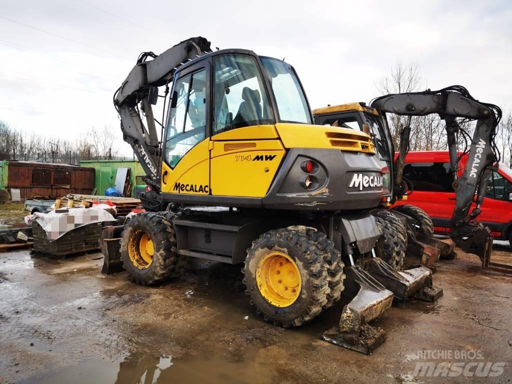 Mecalac 714 MW Lastik tekerli ekskavatörler