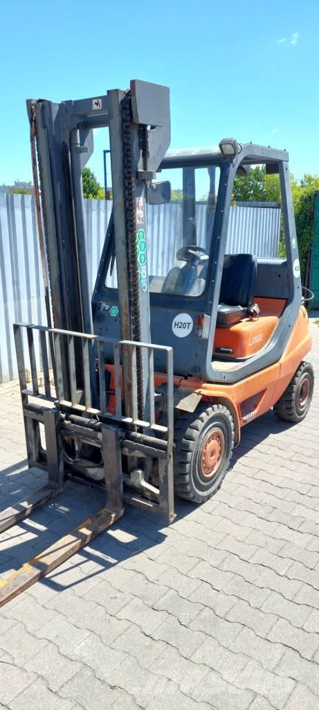 Linde H 20 T-03 LPG'li forkliftler